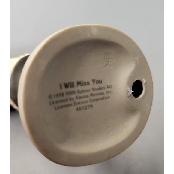 Vintage 1998 Enesco I Will Miss You Girl With Doll Figurine Bahner Studios - Picture 12 of 12